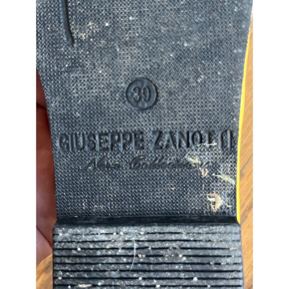 Giuseppe Zanotti Clear Beaded Flat Slides Sandals Shoes  Women's Size EU39 US8.5 - Picture 6 of 9